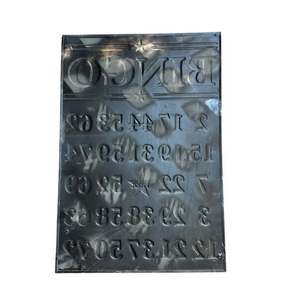 Tin Bingo Wall Hanging Decorative Sign - Picture 2 of 5